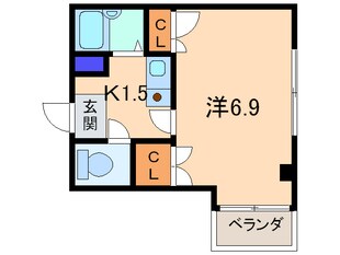 エントリ－ミツワの物件間取画像